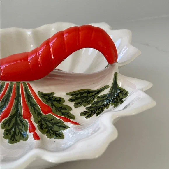 Vintage 1974 Ceramic Lobster Serving Dish- seafood platter - Picture 4 of 12